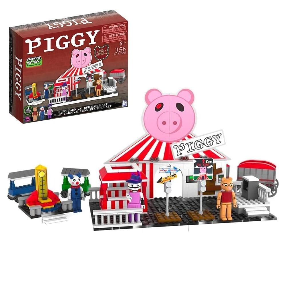 Phat Mojo Piggy Carnival‎ Buildable Roblox Set 356 PCS w/ Figures & DLC Code